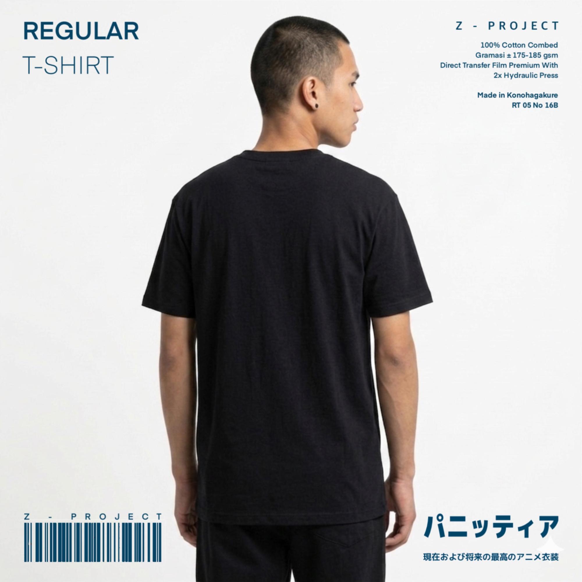 Zetproject Zetsu - Kaos Tshirt Anime Distro Hitam Pria Wanita Lengan Pendek - Mazinga-3