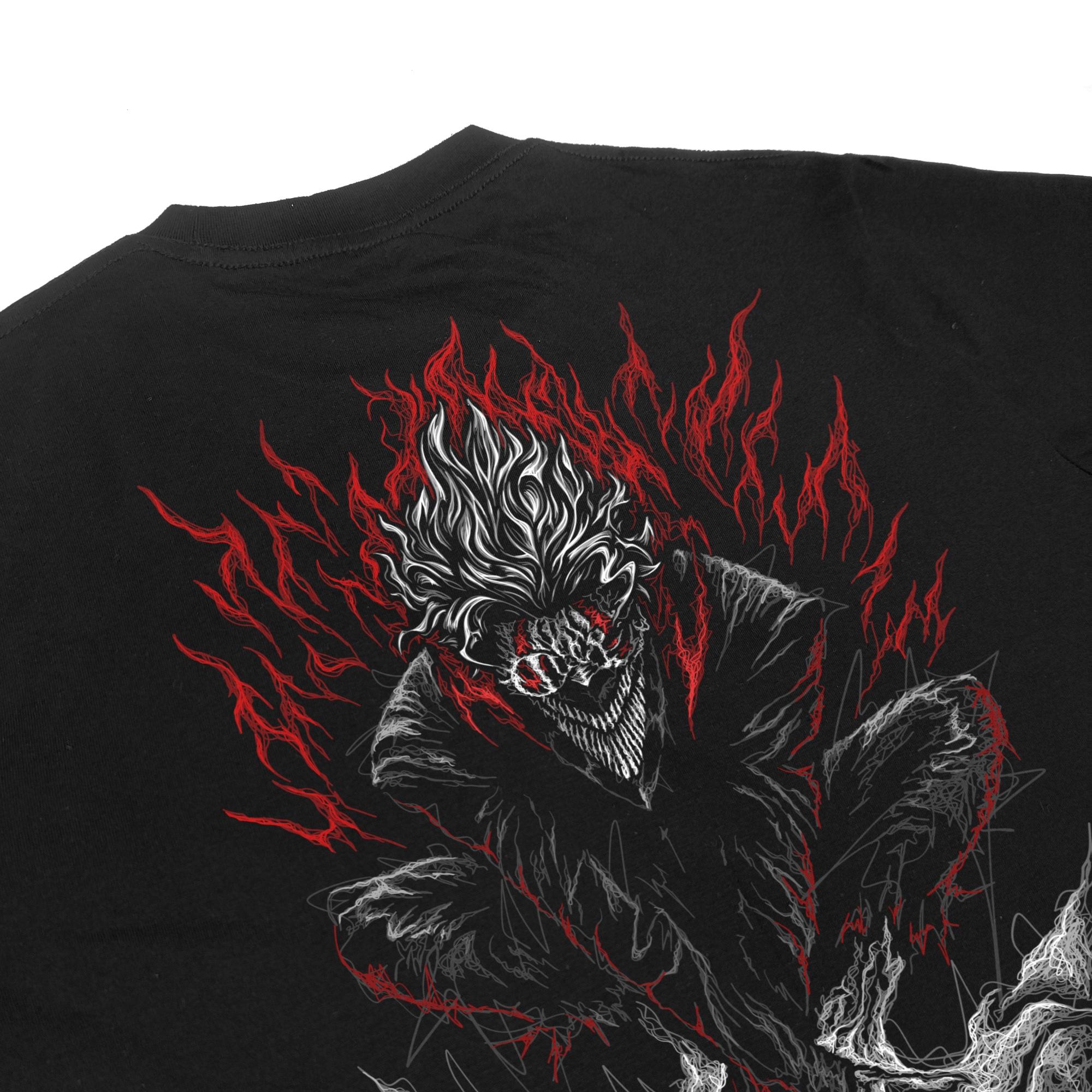 Zetproject Zetsu - Kaos Tshirt Anime Distro Hitam Pria Wanita Lengan Pendek - Okarun-5