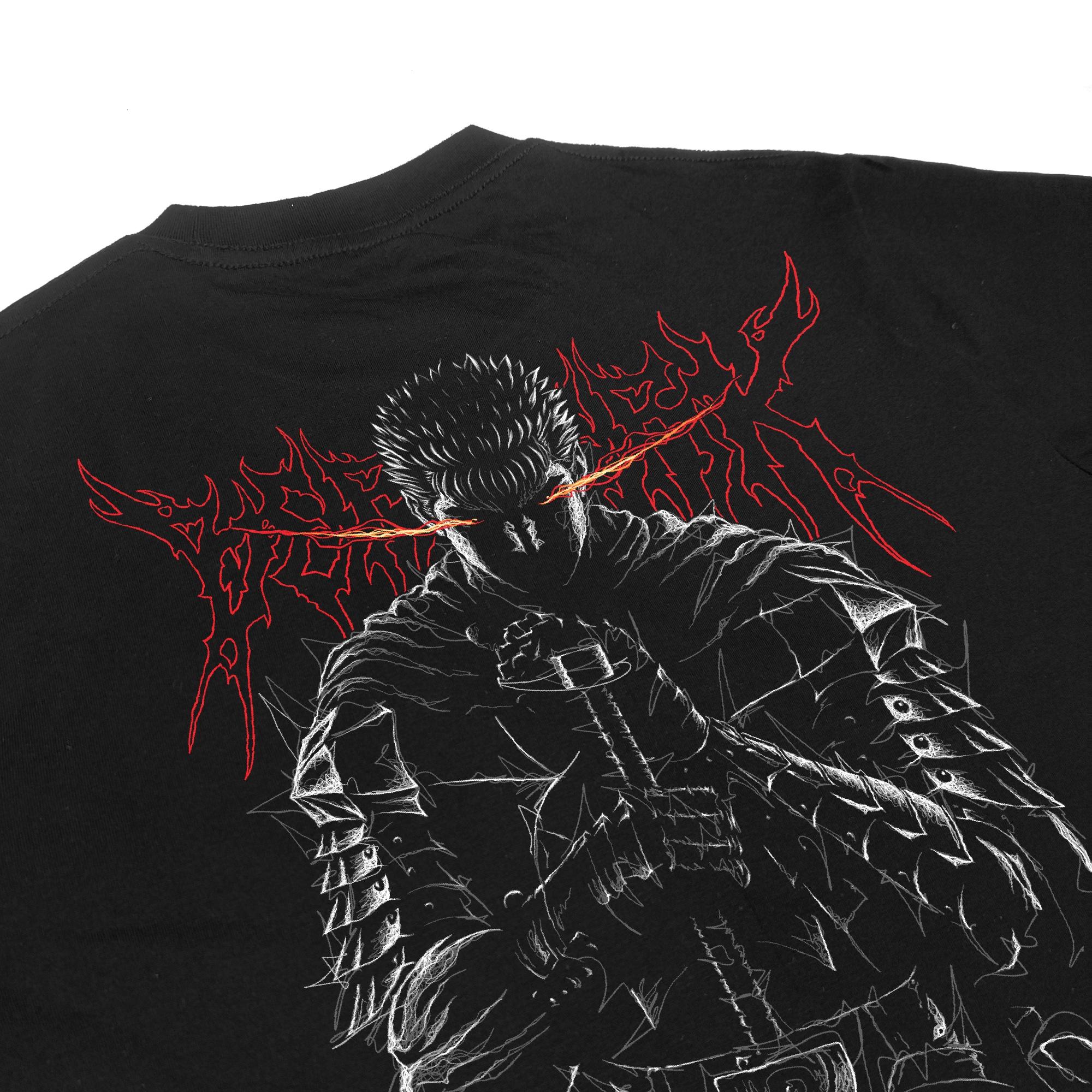 Zetproject Zetsu - Kaos Tshirt Anime Distro Hitam Pria Wanita Lengan Pendek - Guts-5