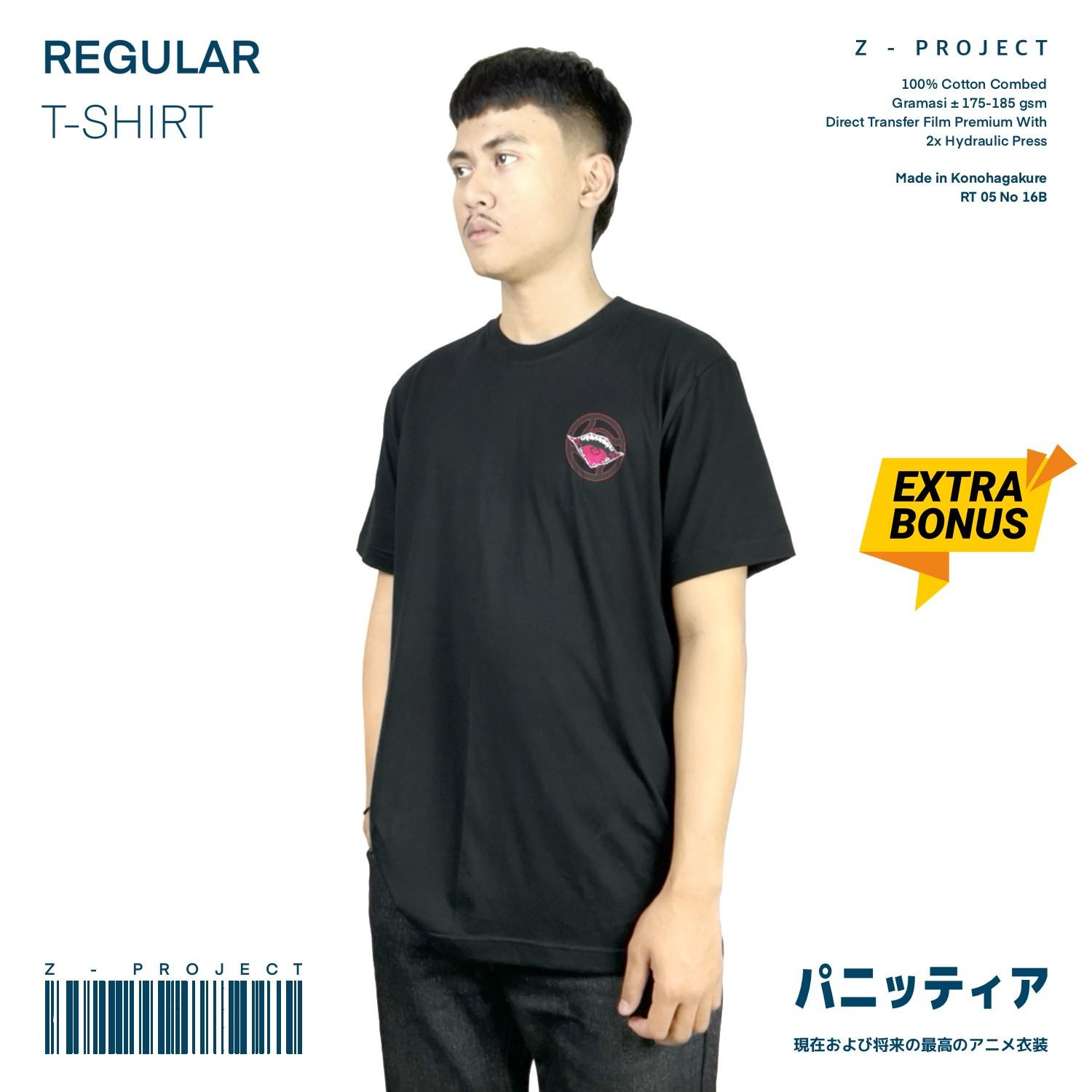 Zetproject Zetsu - Kaos Tshirt Anime Distro Hitam Pria Wanita Lengan Pendek - Sukuna-2