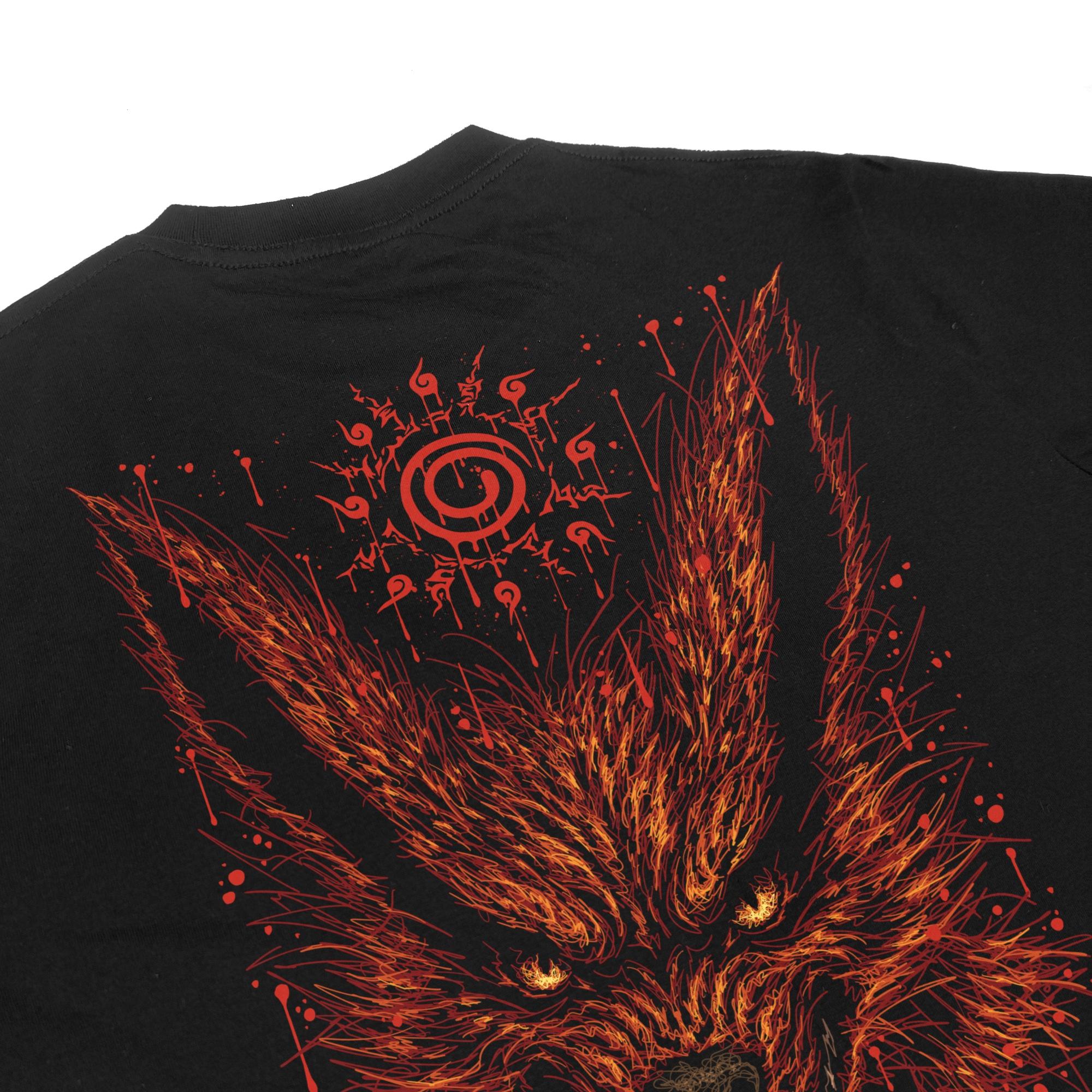 Zetproject Zetsu - Kaos Tshirt Anime Distro Hitam Pria Wanita Lengan Pendek - Kurama-5