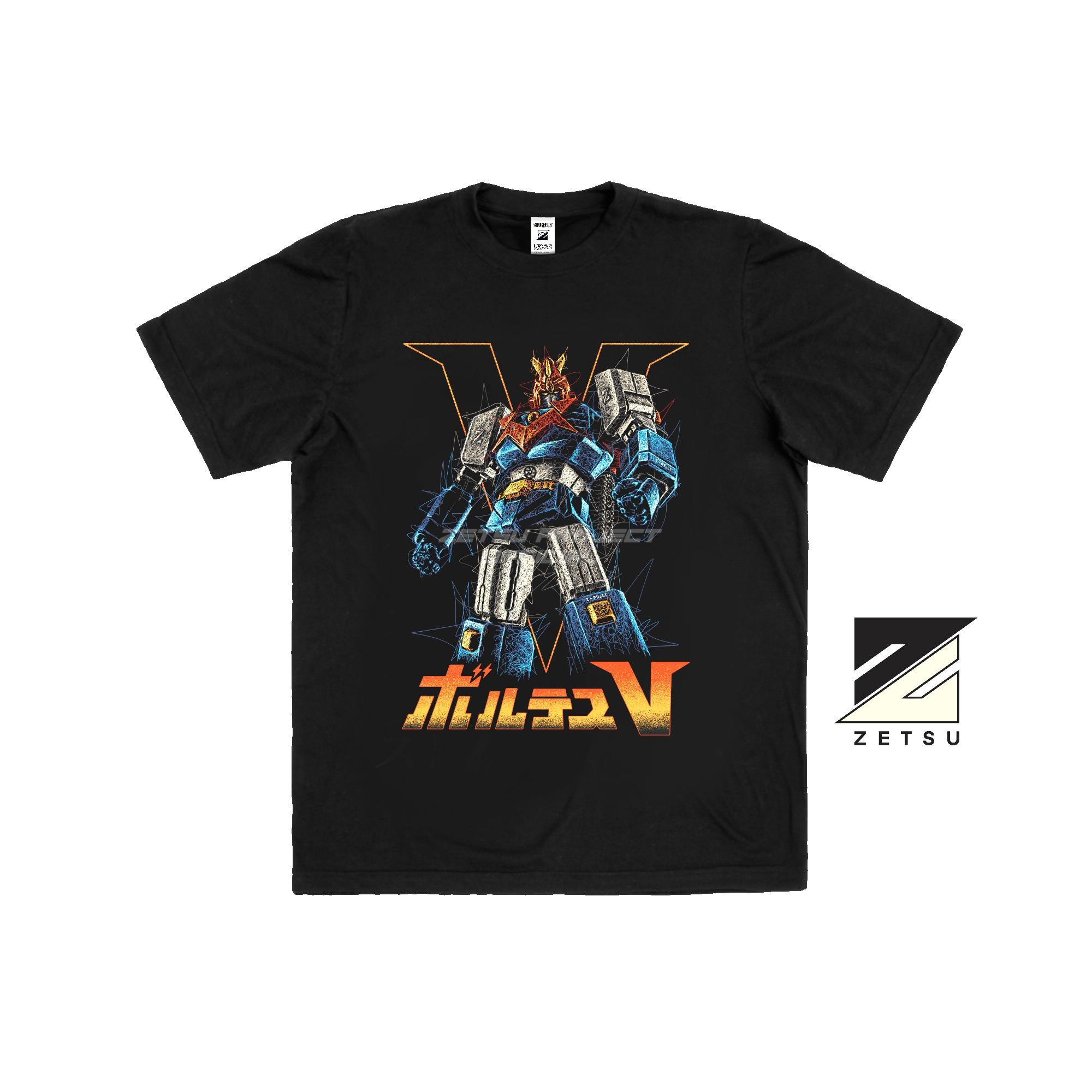 Zetproject Zetsu - Kaos Tshirt Anime Distro Hitam Pria Wanita Lengan Pendek - Voltus-4