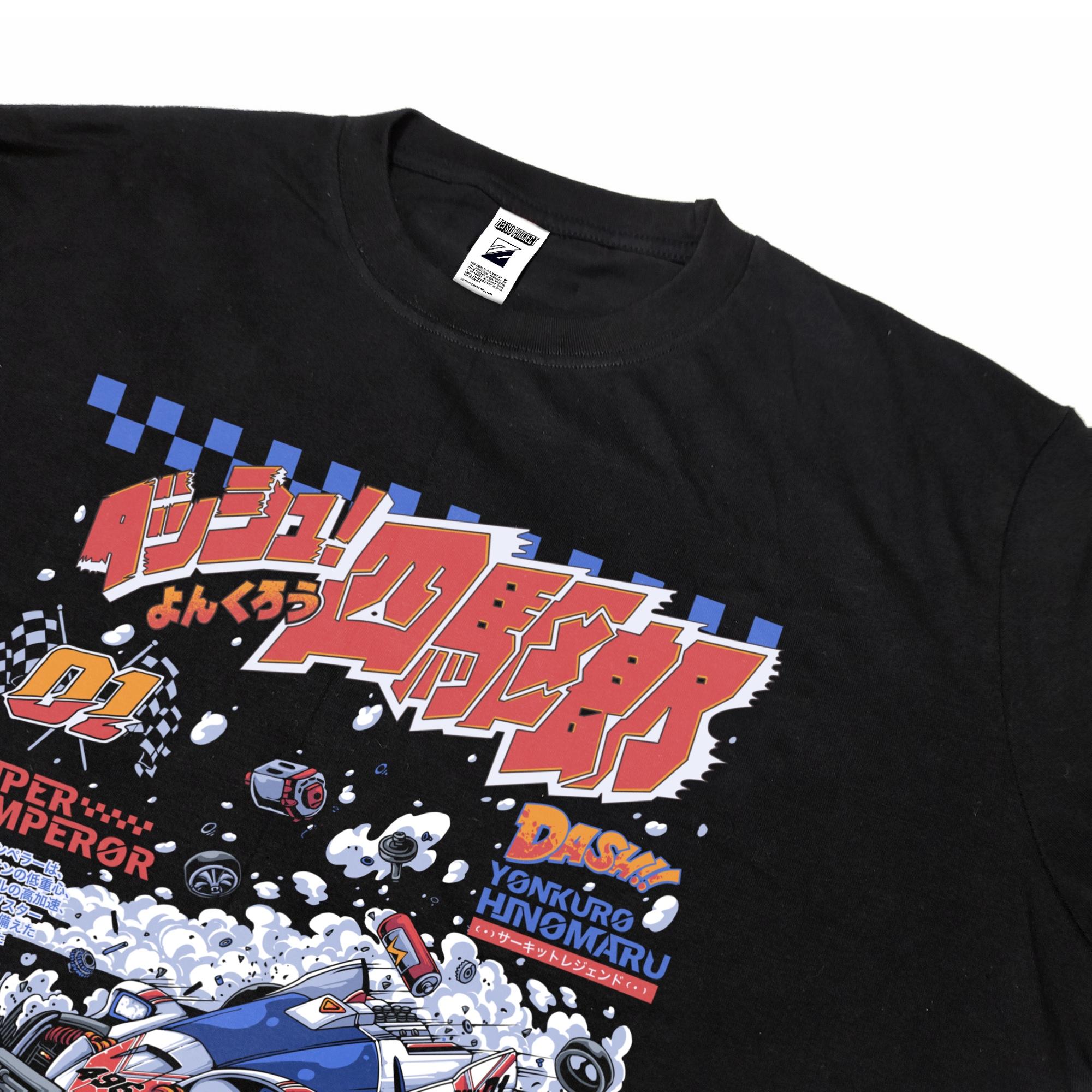 Zetproject Zetsu - Kaos Tshirt Anime Distro Hitam Pria Wanita Lengan Pendek - Dashemperor-5