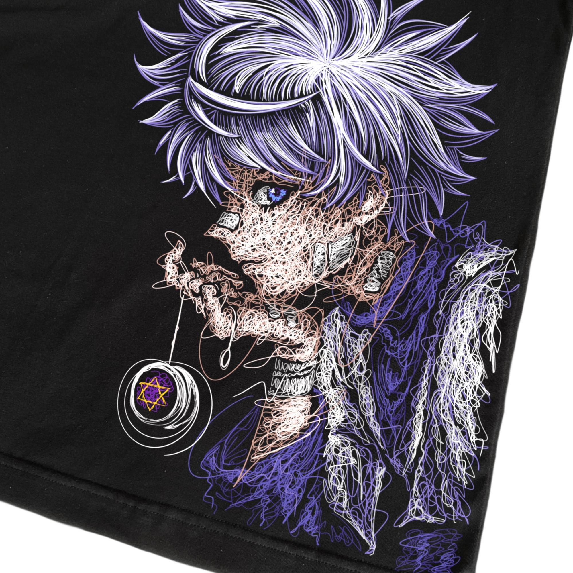 Zetproject Zetsu - Kaos Tshirt Anime Distro Hitam Pria Wanita Lengan Pendek - Killua-4