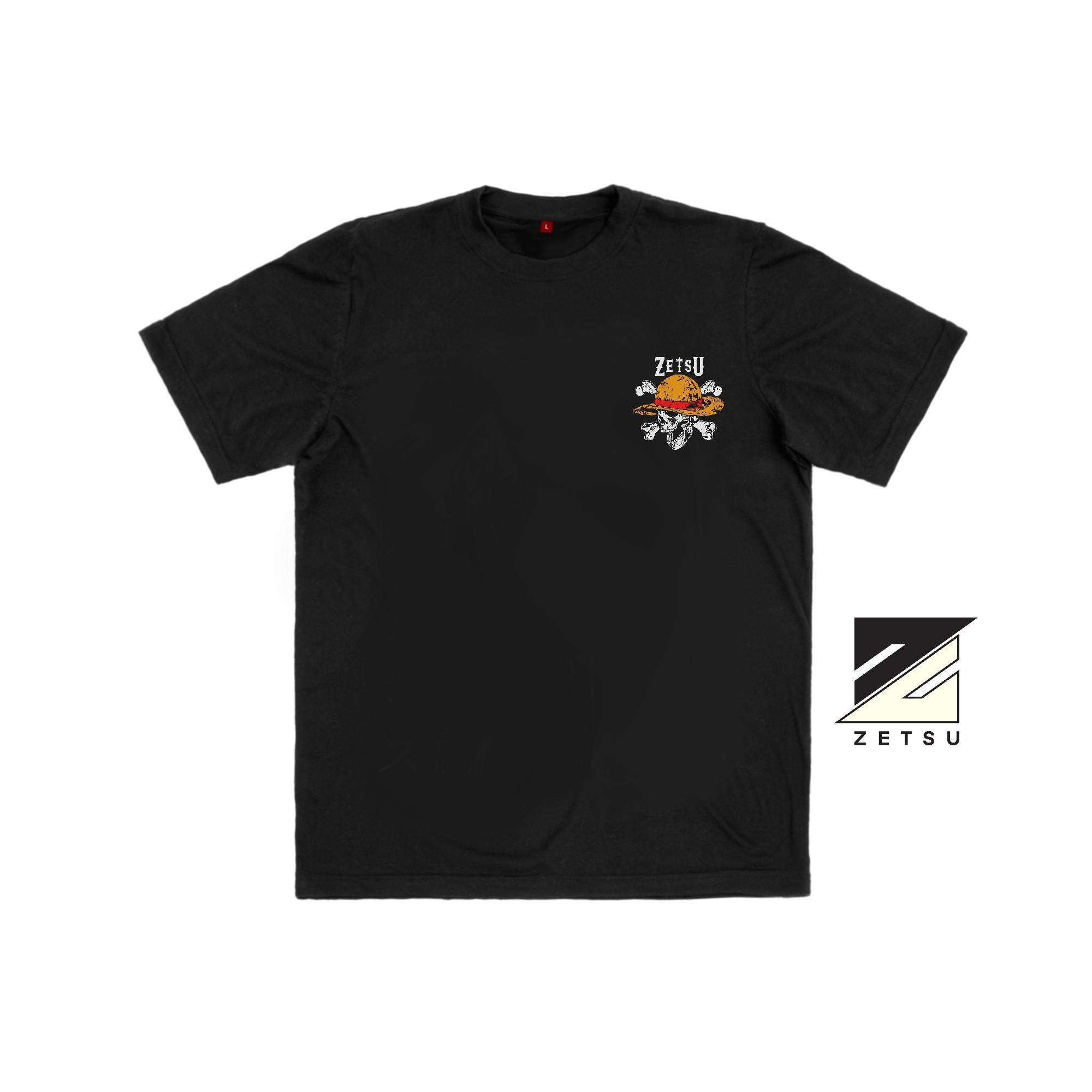 Zetproject Zetsu - Kaos Tshirt Anime Distro Hitam Pria Wanita Lengan Pendek - Nami-6