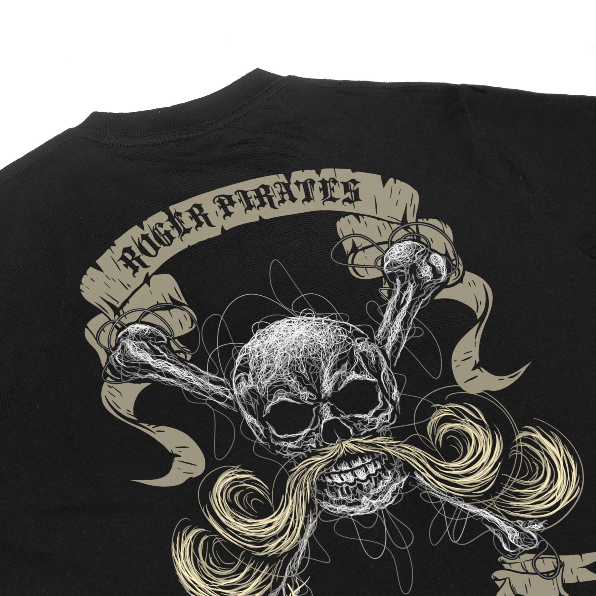 Zetproject Zetsu - Kaos Tshirt Anime Distro Hitam Pria Wanita Lengan Pendek - Roger Pirates-5