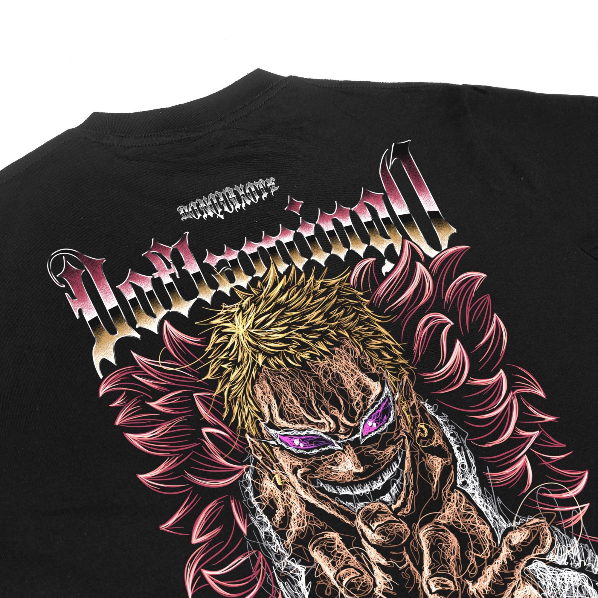 Zetproject Zetsu - Kaos Tshirt Anime Distro Hitam Pria Wanita Lengan Pendek - Doflaminggo-5