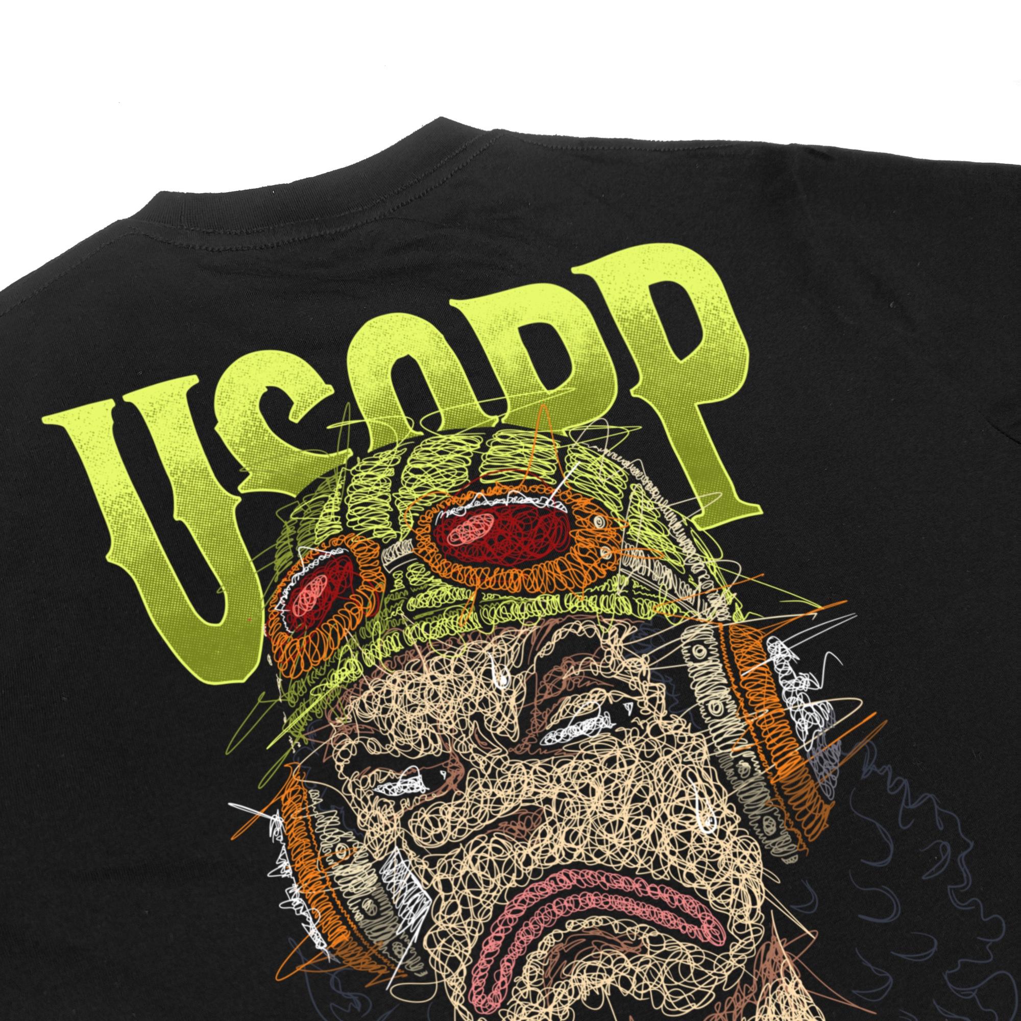 Zetproject Zetsu - Kaos Tshirt Anime Distro Hitam Pria Wanita Lengan Pendek - Usopp-5