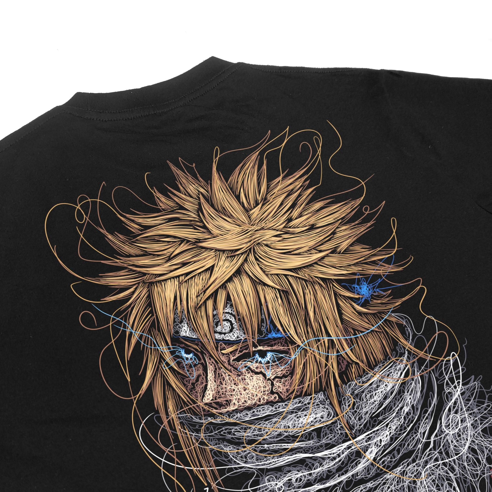 Zetproject Zetsu - Kaos Tshirt Anime Distro Hitam Pria Wanita Lengan Pendek - Minato-5