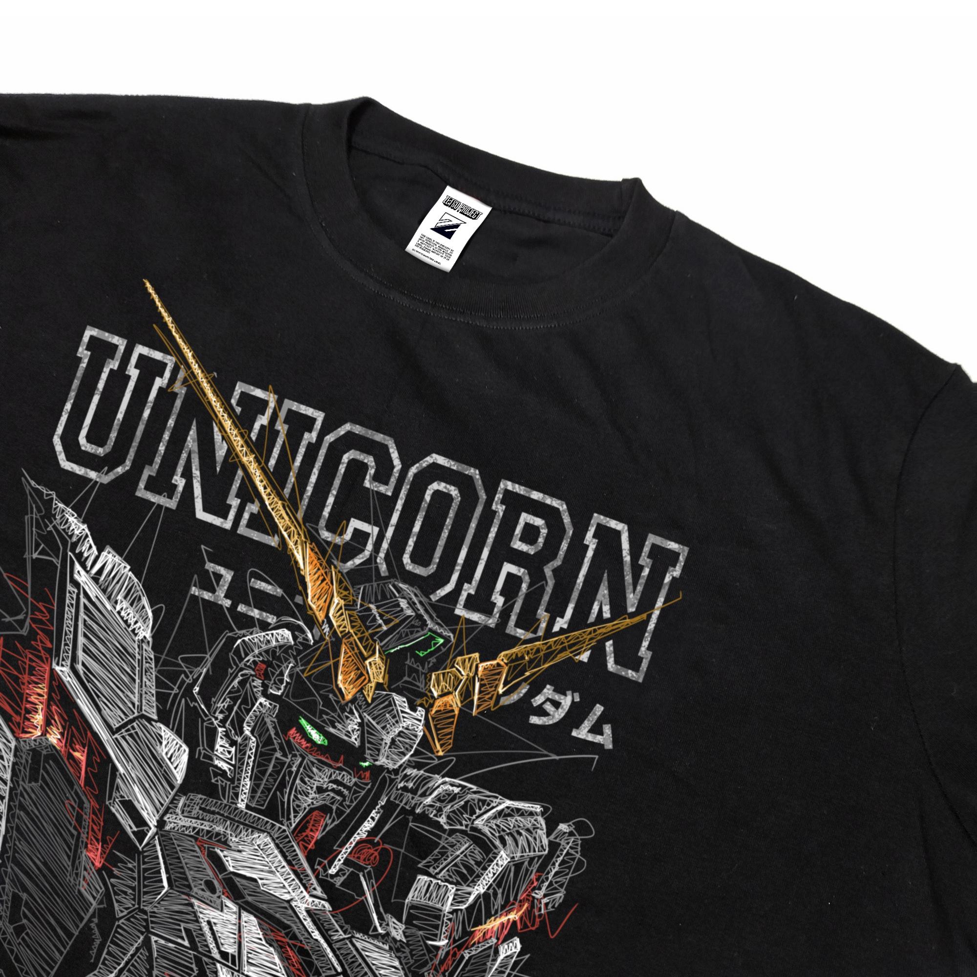 Zetproject Zetsu - Kaos Tshirt Anime Distro Hitam Pria Wanita Lengan Pendek - Unicorn-4