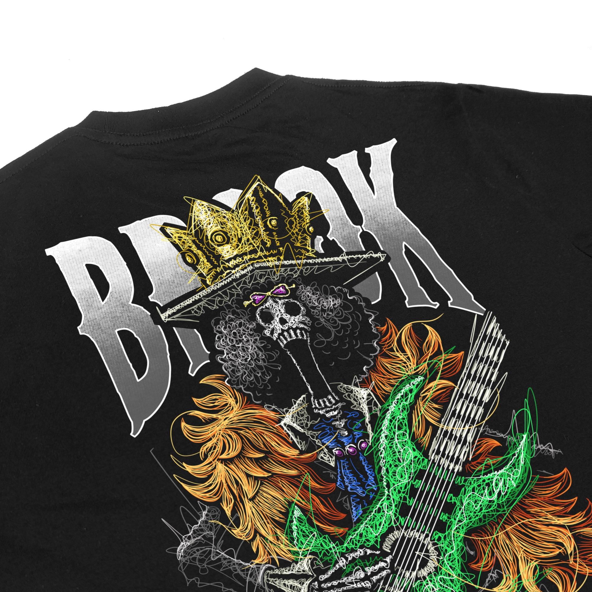 Zetproject Zetsu - Kaos Tshirt Anime Distro Hitam Pria Wanita Lengan Pendek - Brook-5