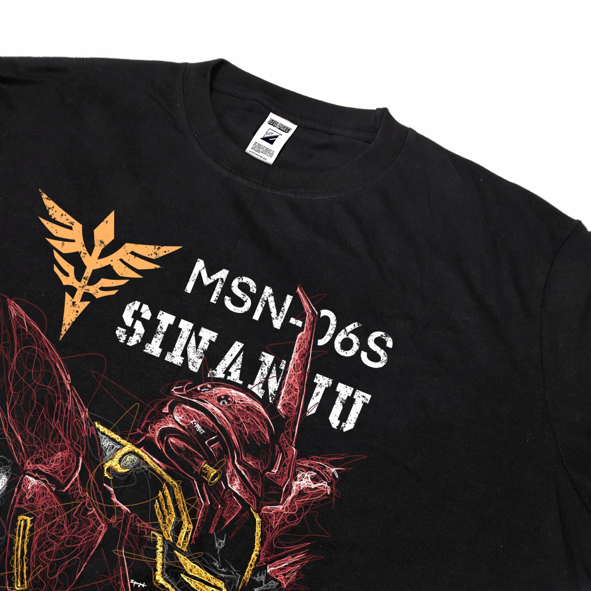 Zetproject Zetsu - Kaos Tshirt Anime Distro Hitam Pria Wanita Lengan Pendek - Sinanju-4