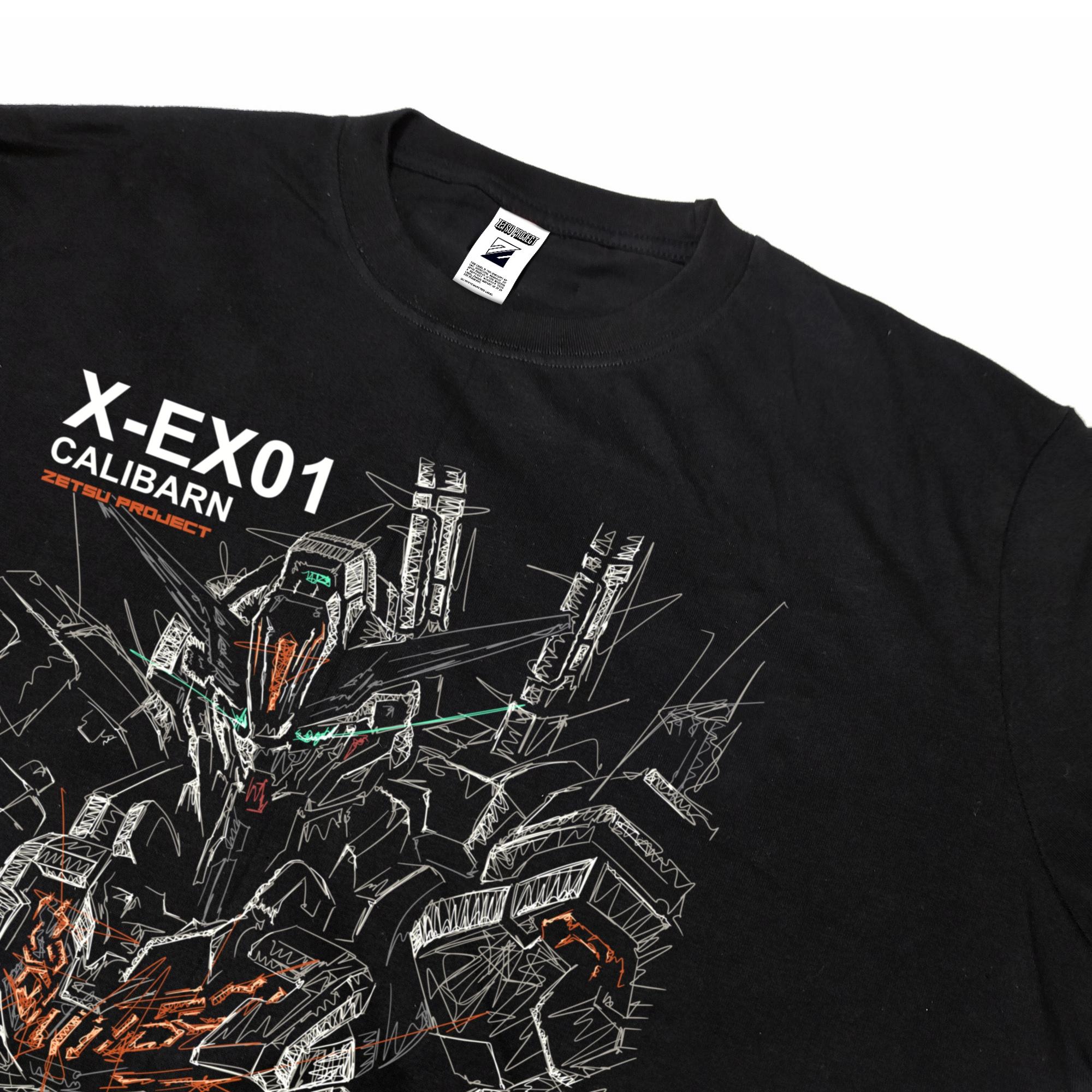 Zetproject Zetsu - Kaos Tshirt Anime Distro Hitam Pria Wanita Lengan Pendek - Calibarn-4