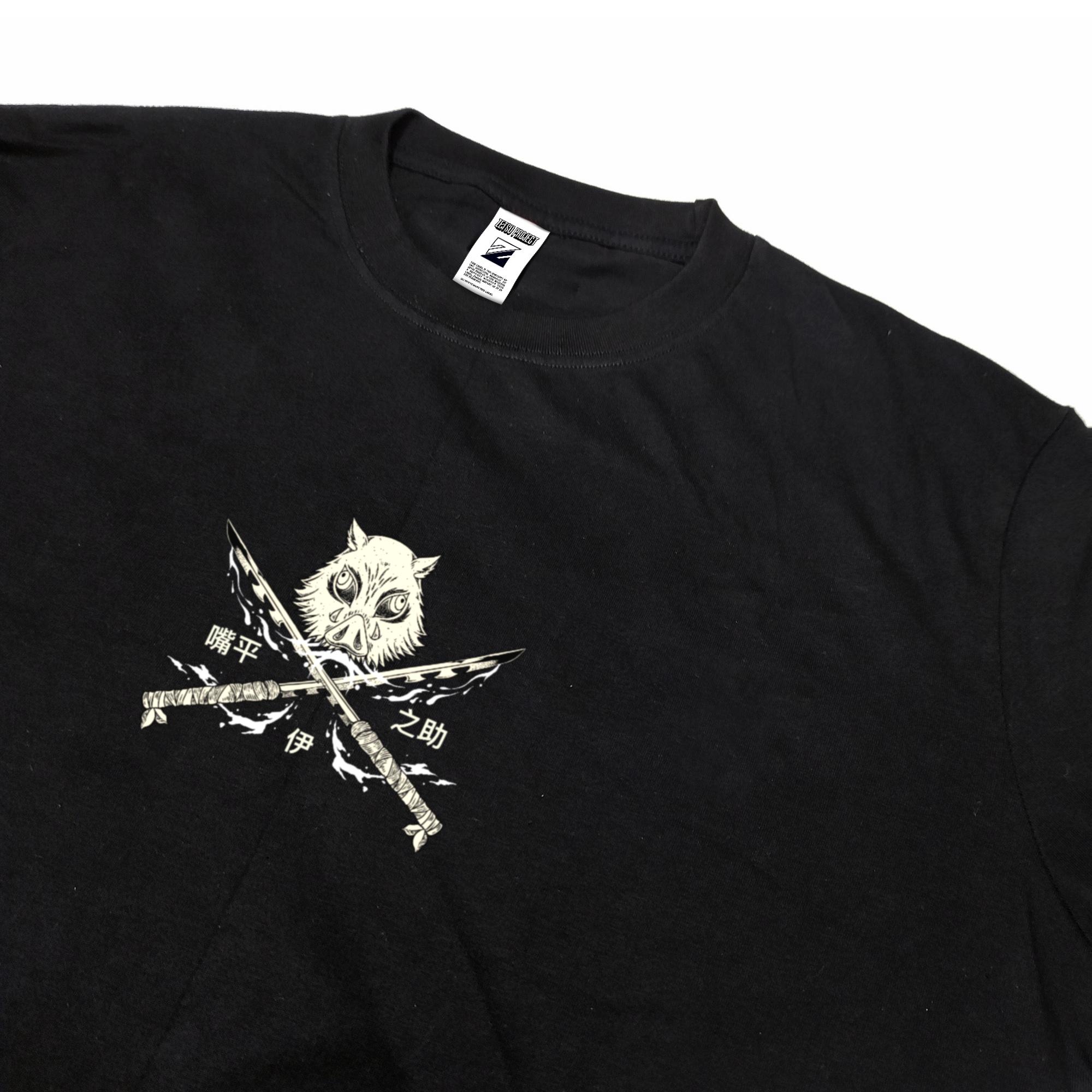 Zetproject Zetsu - Kaos Tshirt Anime Distro Hitam Pria Wanita Lengan Pendek - Inosuke-7