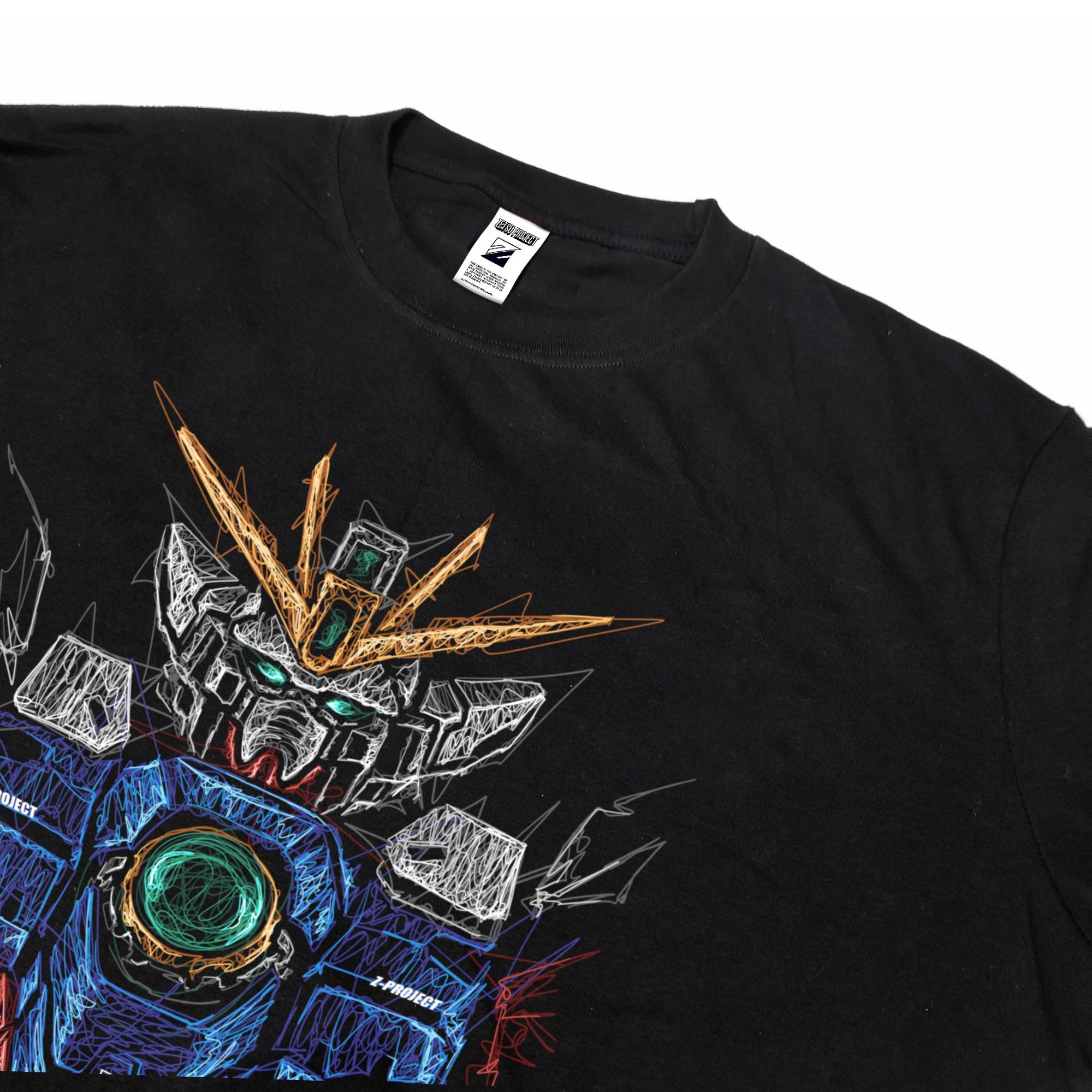 Zetproject Zetsu - Kaos Tshirt Anime Distro Hitam Pria Wanita Lengan Pendek - Wing-4