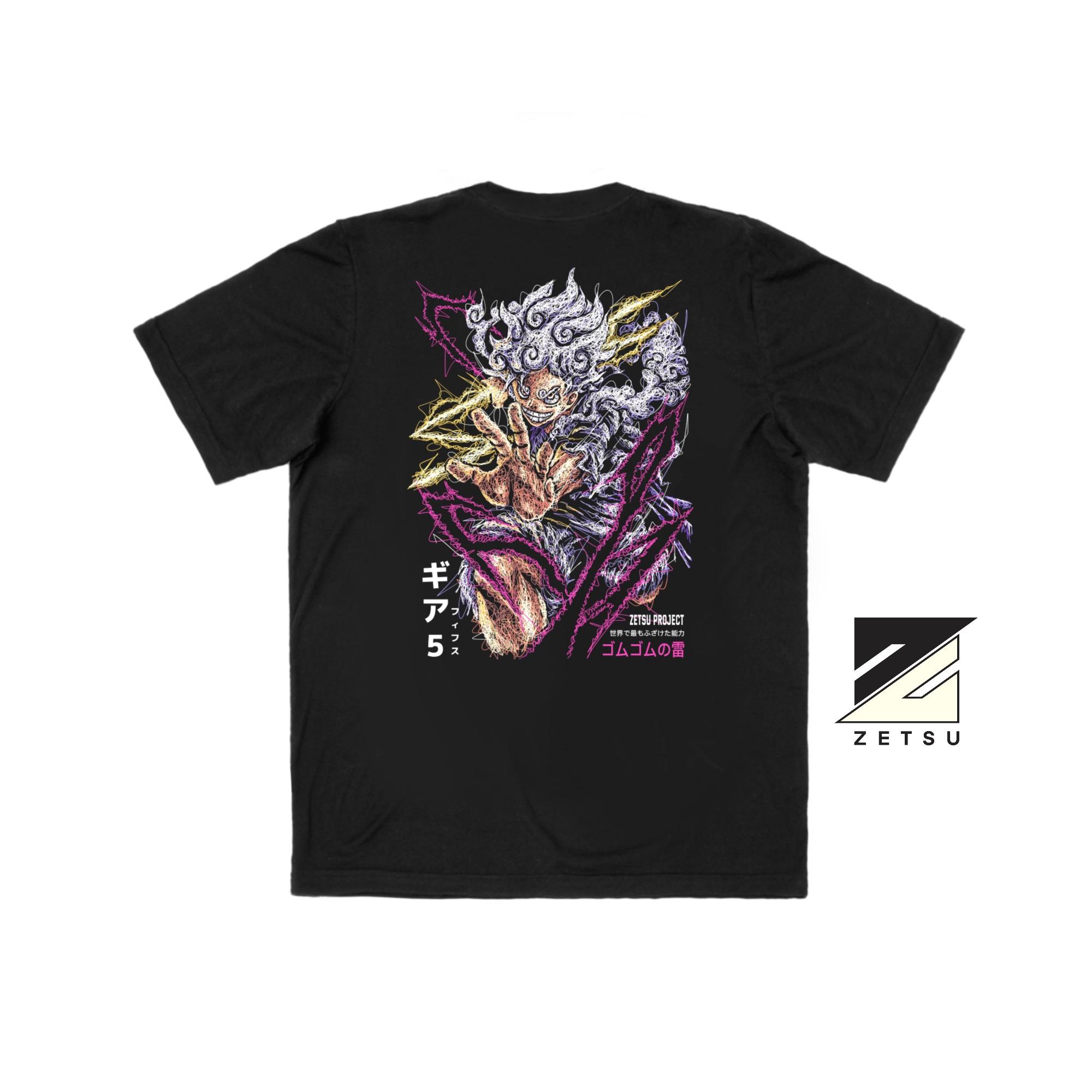 Zetproject Zetsu - Kaos Tshirt Anime Distro Hitam Pria Wanita Lengan Pendek - Scgear5-4