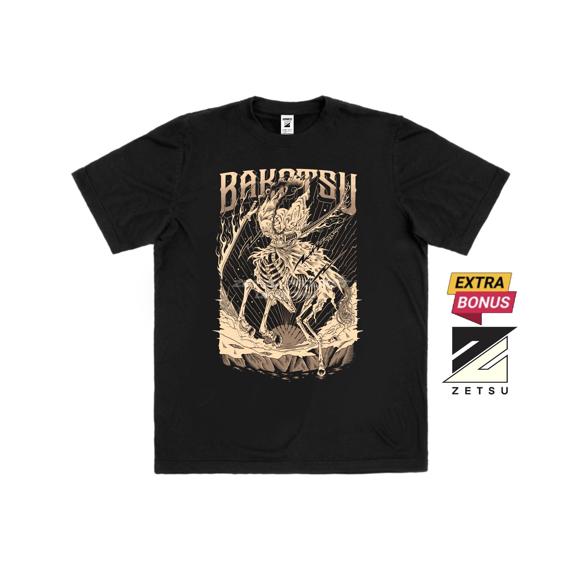 Zetproject Zetsu - Kaos Tshirt Anime Distro Hitam Pria Wanita Lengan Pendek - Nusjuro-4