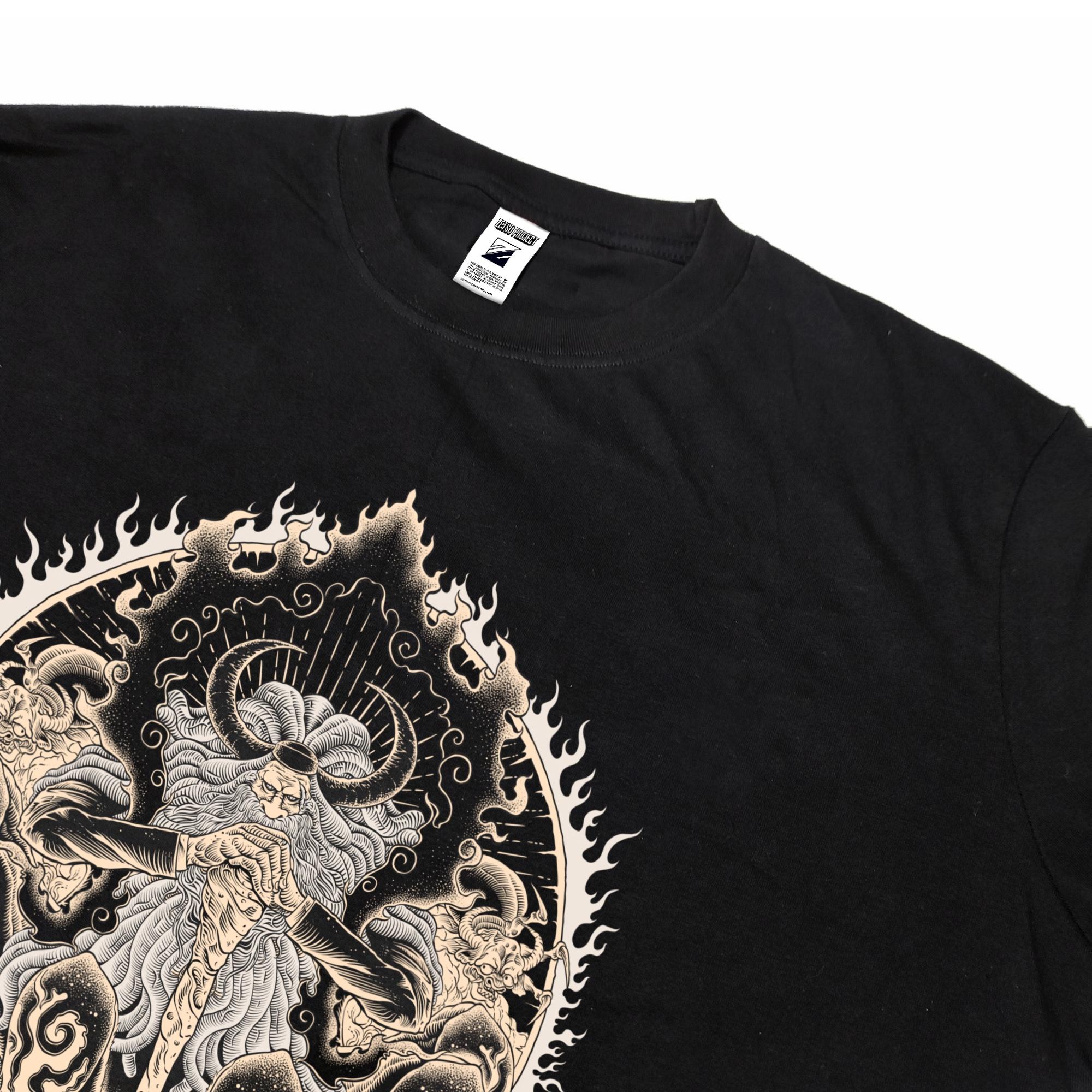 Zetproject Zetsu - Kaos Tshirt Anime Distro Hitam Pria Wanita Lengan Pendek - Saturn-5