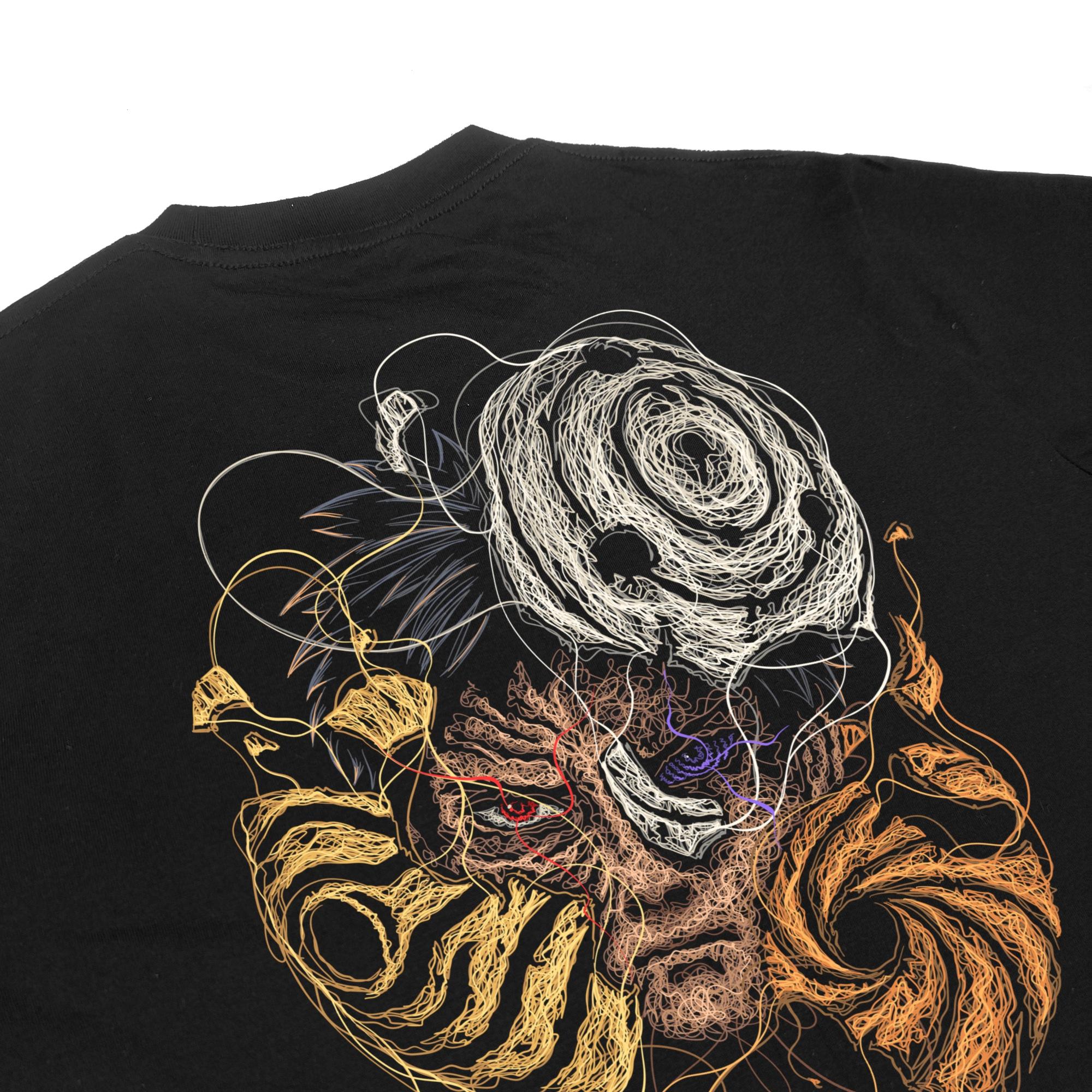 Zetproject Zetsu - Kaos Tshirt Anime Distro Hitam Pria Wanita Lengan Pendek - Obito-5