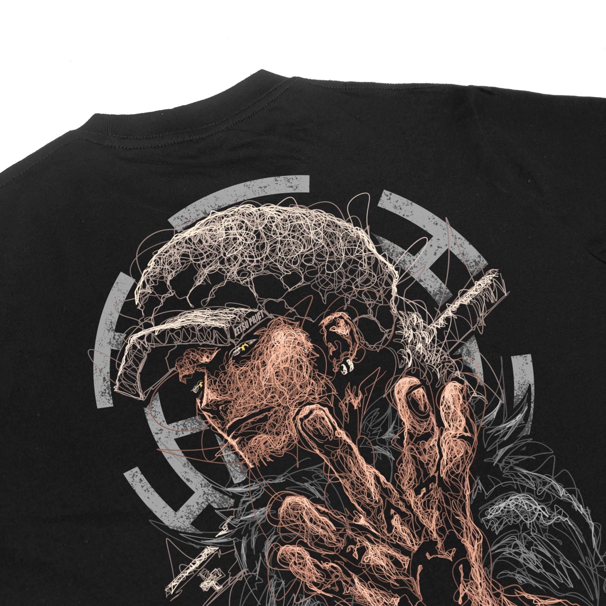 Zetproject Zetsu - Kaos Tshirt Anime Distro Hitam Pria Wanita Lengan Pendek - Law-5