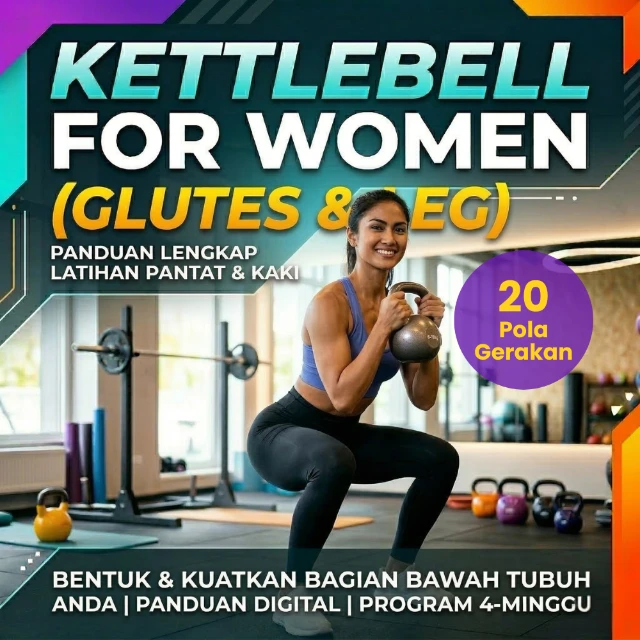 Kettlebell For Women (Glutes & Leg) PDF + Video Kelas