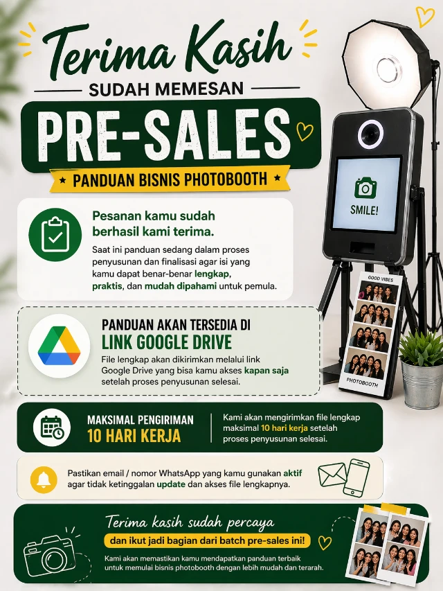 panduan photobooh pre sales