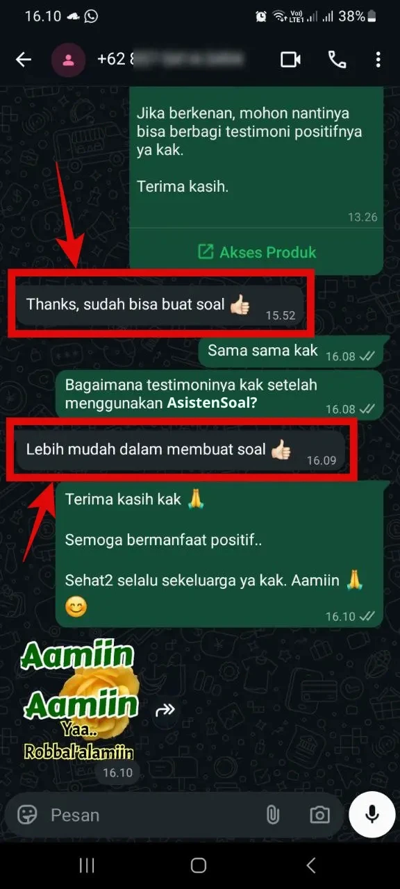 Testimoni 1