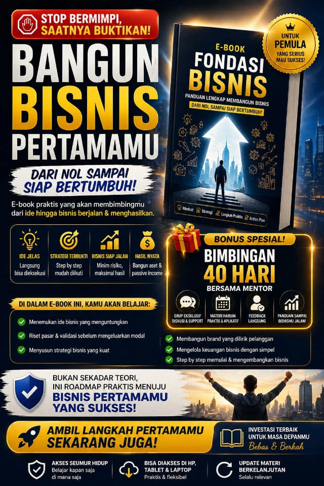 E-Book Fondasi Bisnis