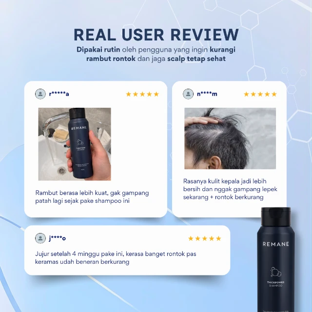 ThickPower Shampoo Social Proof - Testimoni Pelanggan