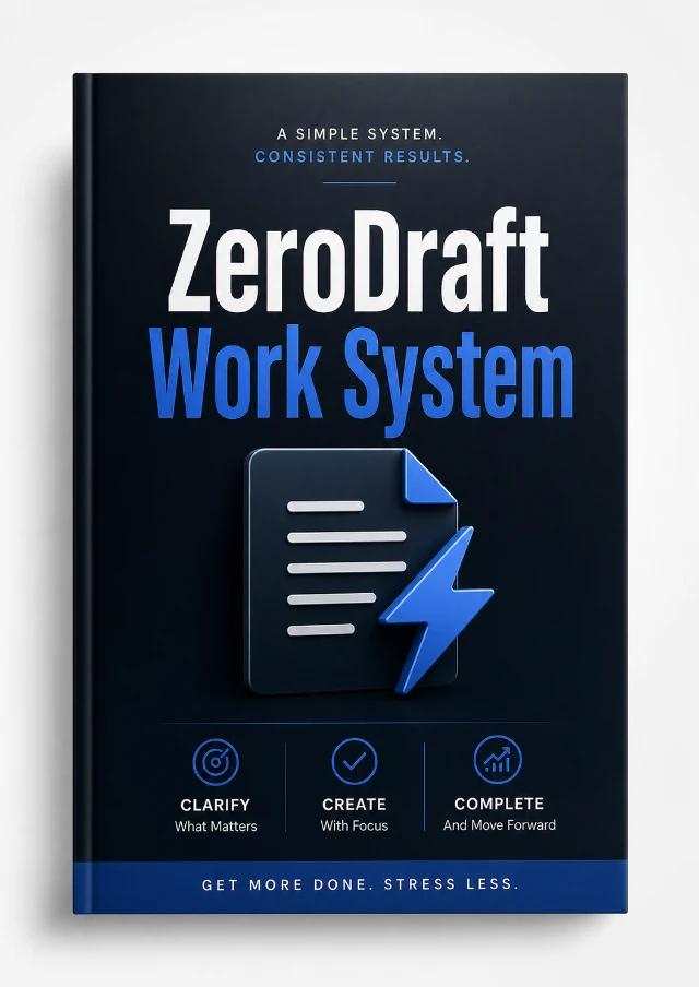 Zero Draft Work System