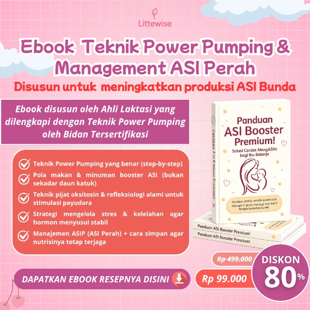 Ibu menyusui dengan stok ASIP teratur