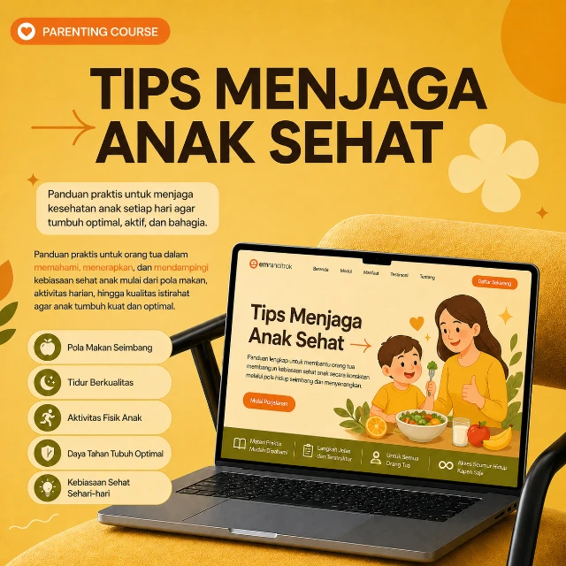 ECOURSE TIPS MENJAGA ANAK SEHAT
