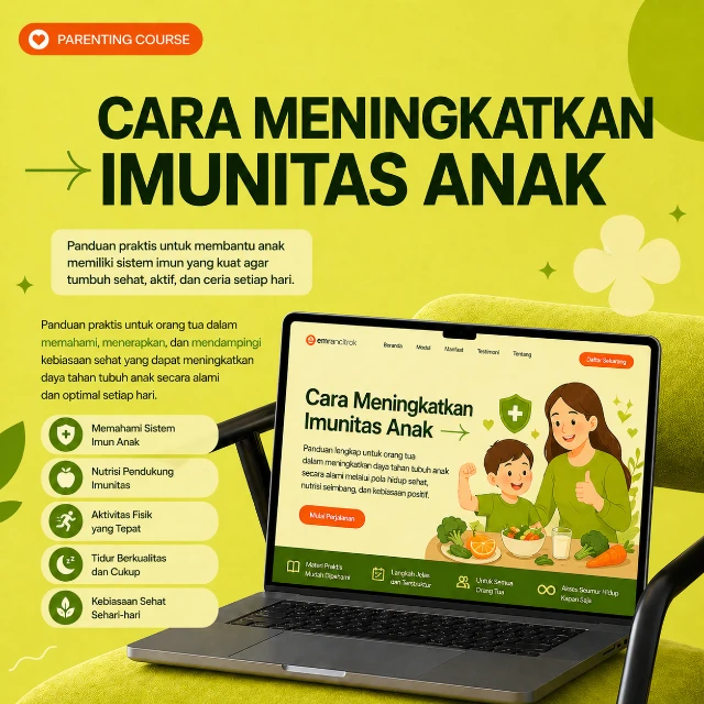 ECOURSE CARA MENINGKATKAN IMUNITAS ANAK AGAR TIDAK MUDAH SAKIT