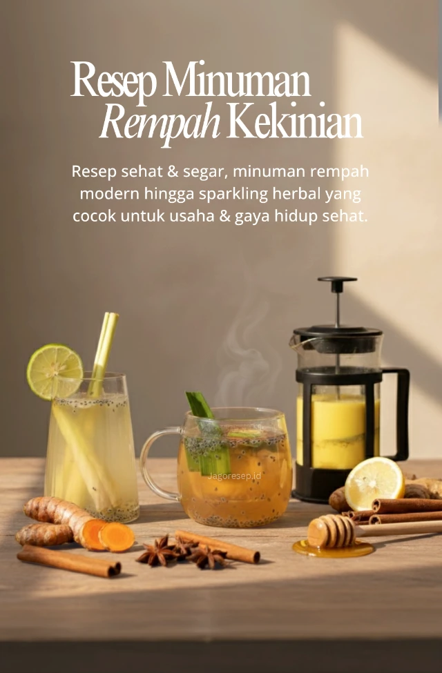 Kumpulan resep minuman. rempah kekinian
