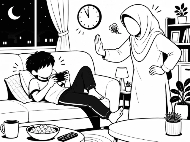 Preview SofeaApp untuk mengatur penggunaan HP anak