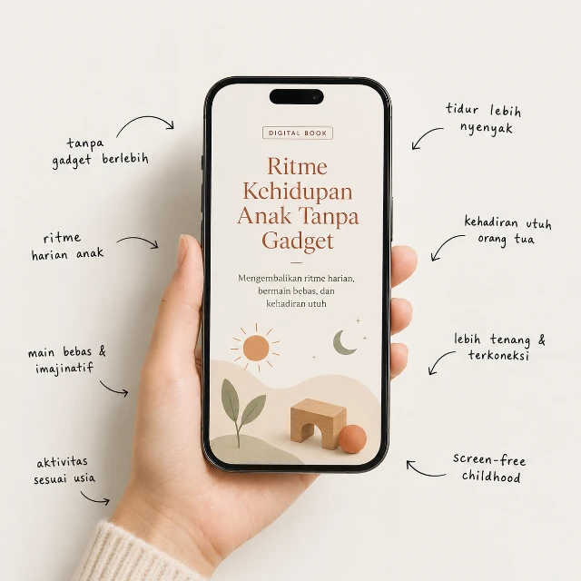 Ritme Kehidupan Anak Tanpa Gadget - Digital Book (Upsell)