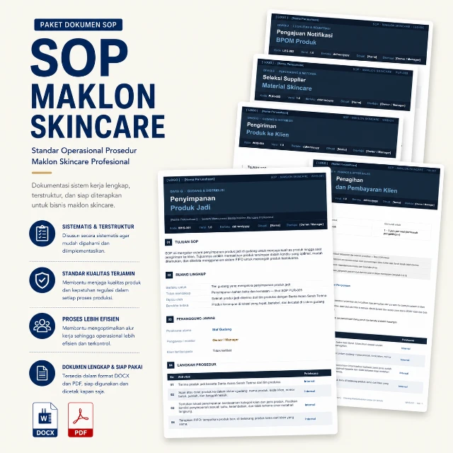 SOP Maklon Skincare + Bonus