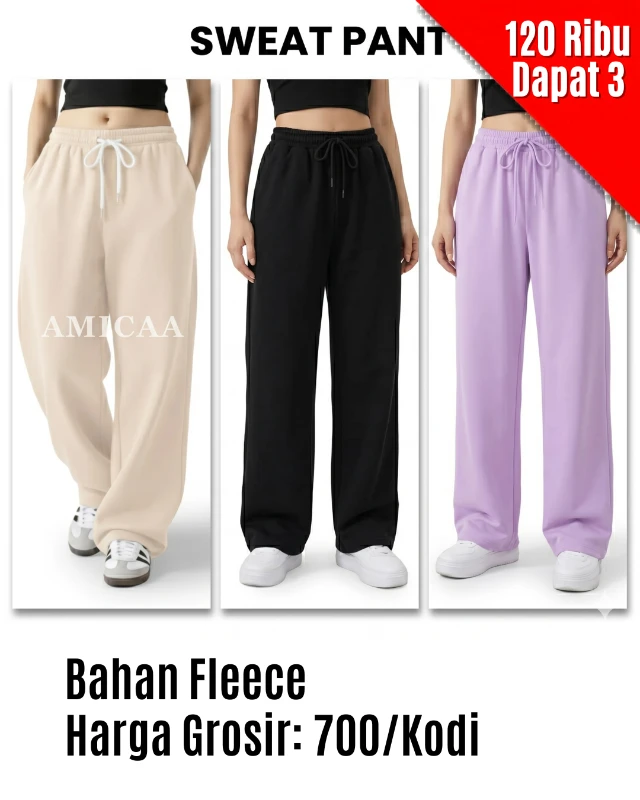 SWEATPANT FLEECE KATUN