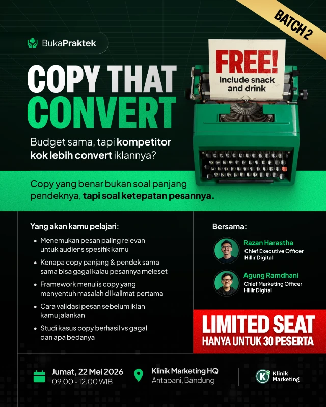 Klinik Marketing - Buka Praktek (batch 2)