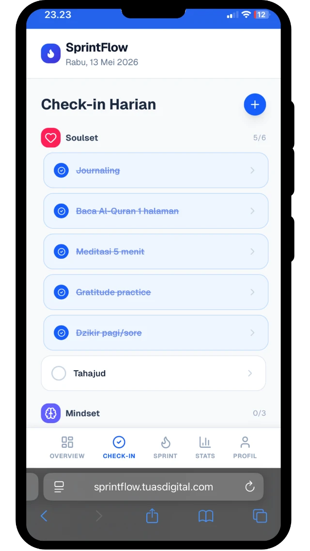 Sprint Flow Check-in