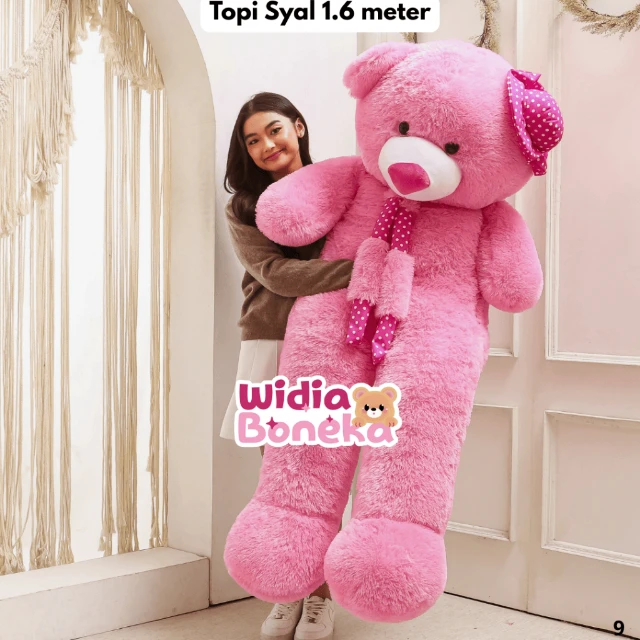 [Ukir Nama ]  Boneka beruang teddy bear 1,6 Meter super jumbo
