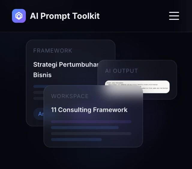 AI Prompt Toolkit - Konsultan Manajemen & Strategi Bisnis