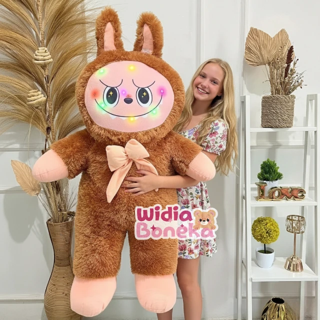 Boneka Labubu Super Jumbo 1meter Sudah Dilengkapi Lampu Led