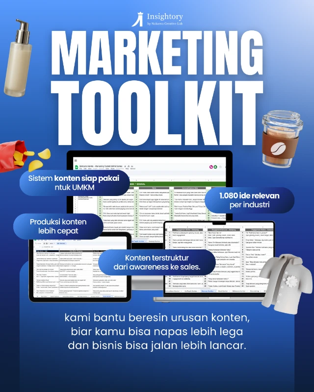 Marketing Toolkit UMKM Series — Sistem Konten Siap Pakai per Industri
