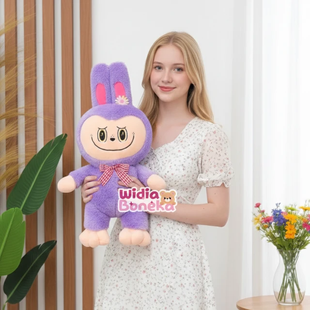 Boneka Labubu The Monsters Exciting Macaron Labu Labu L 55cm