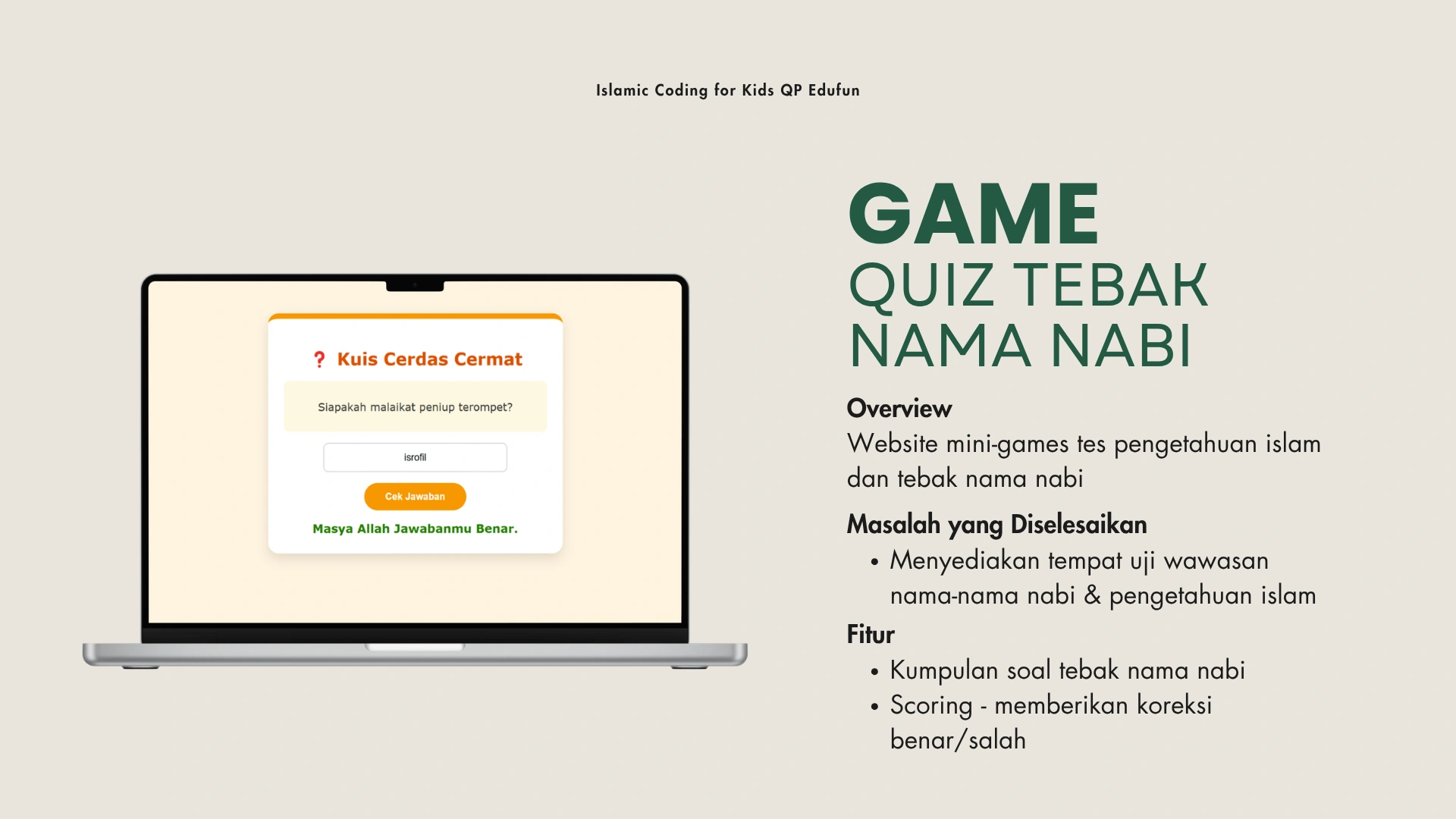 Cover project tebak nabi