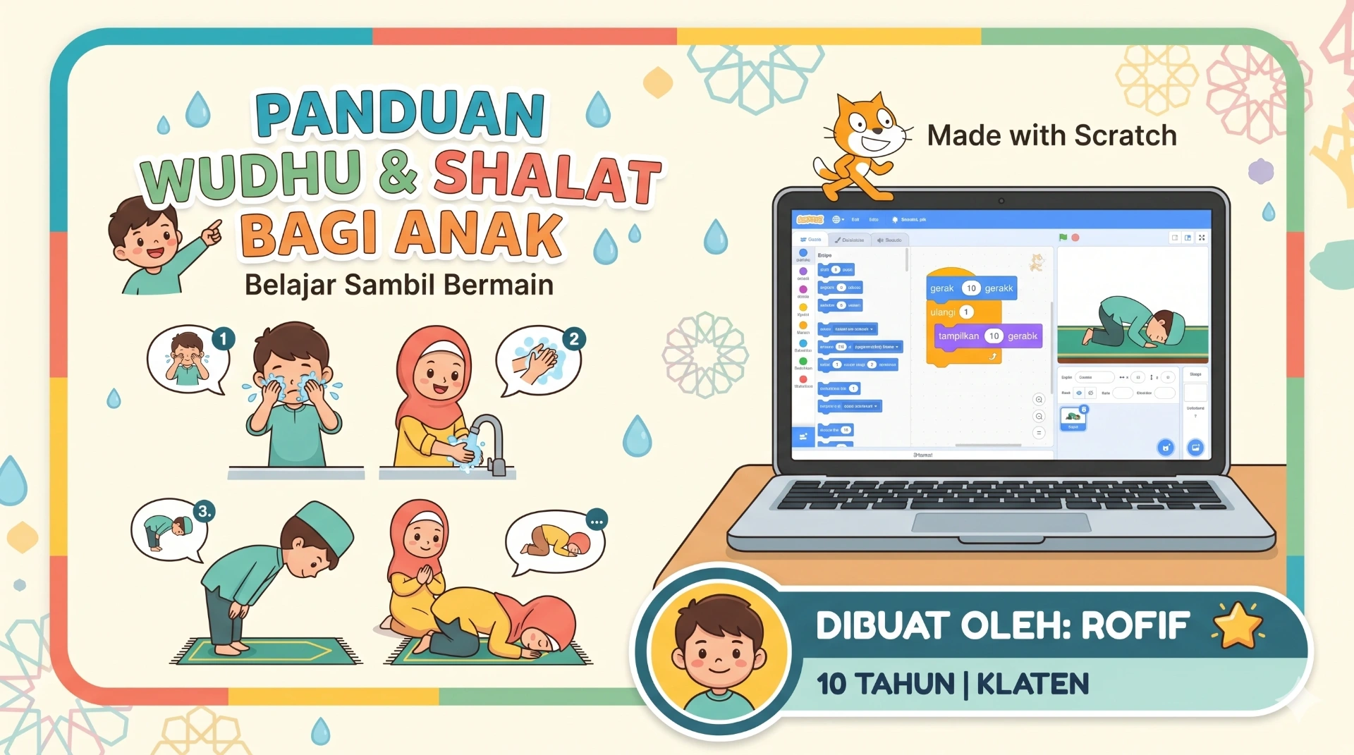 Cover project animasi sholat