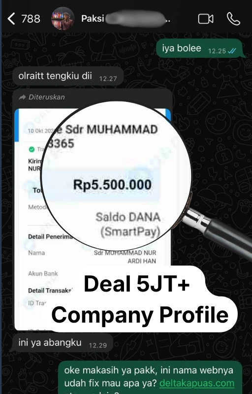 Bukti Penghasilan Freelance 2