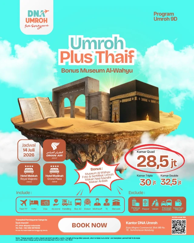 Umroh Plus Thaif Juli '26 by DNA