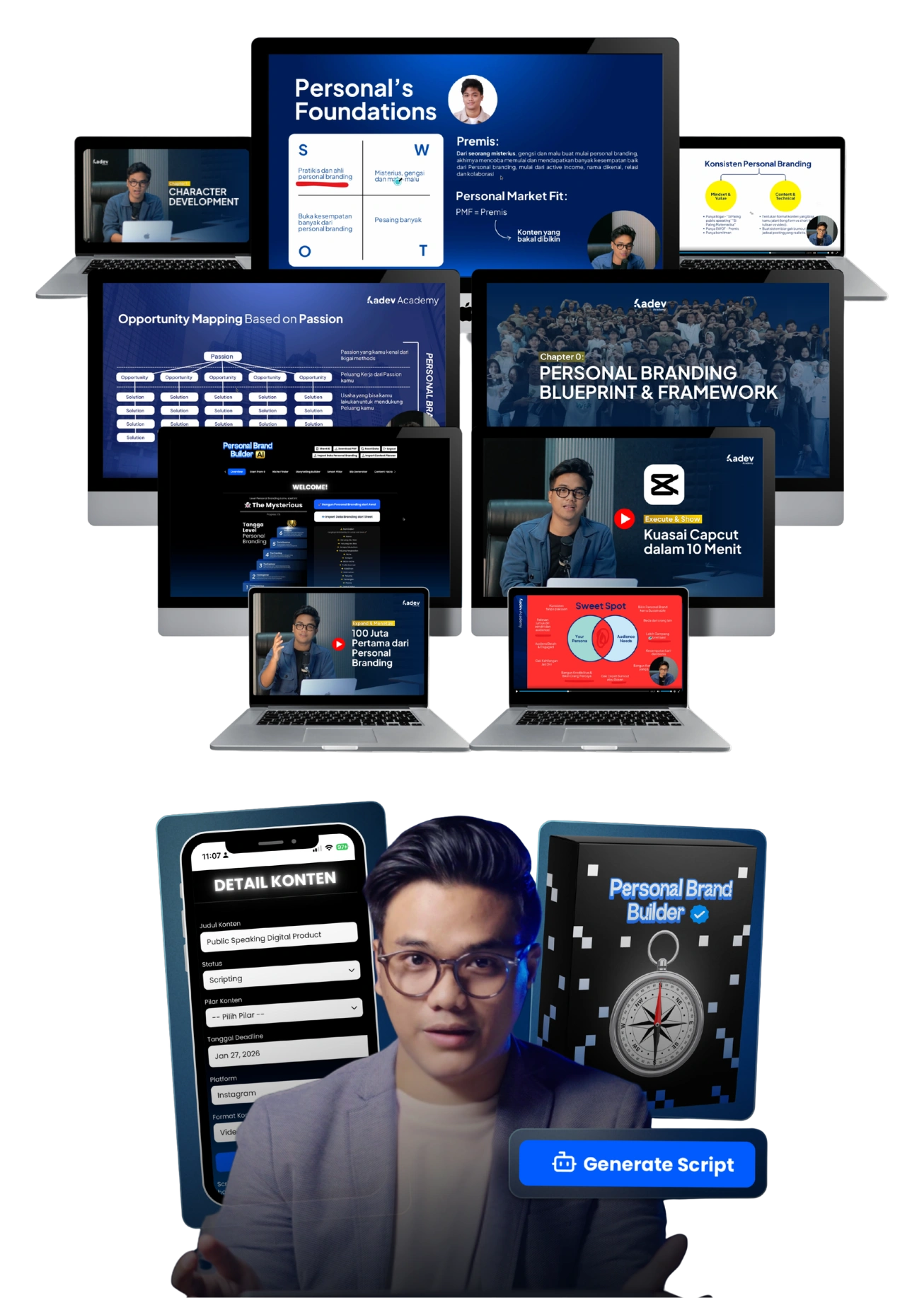 Kadev Academy + Bimbingan + AI Tools + Semua Bonus